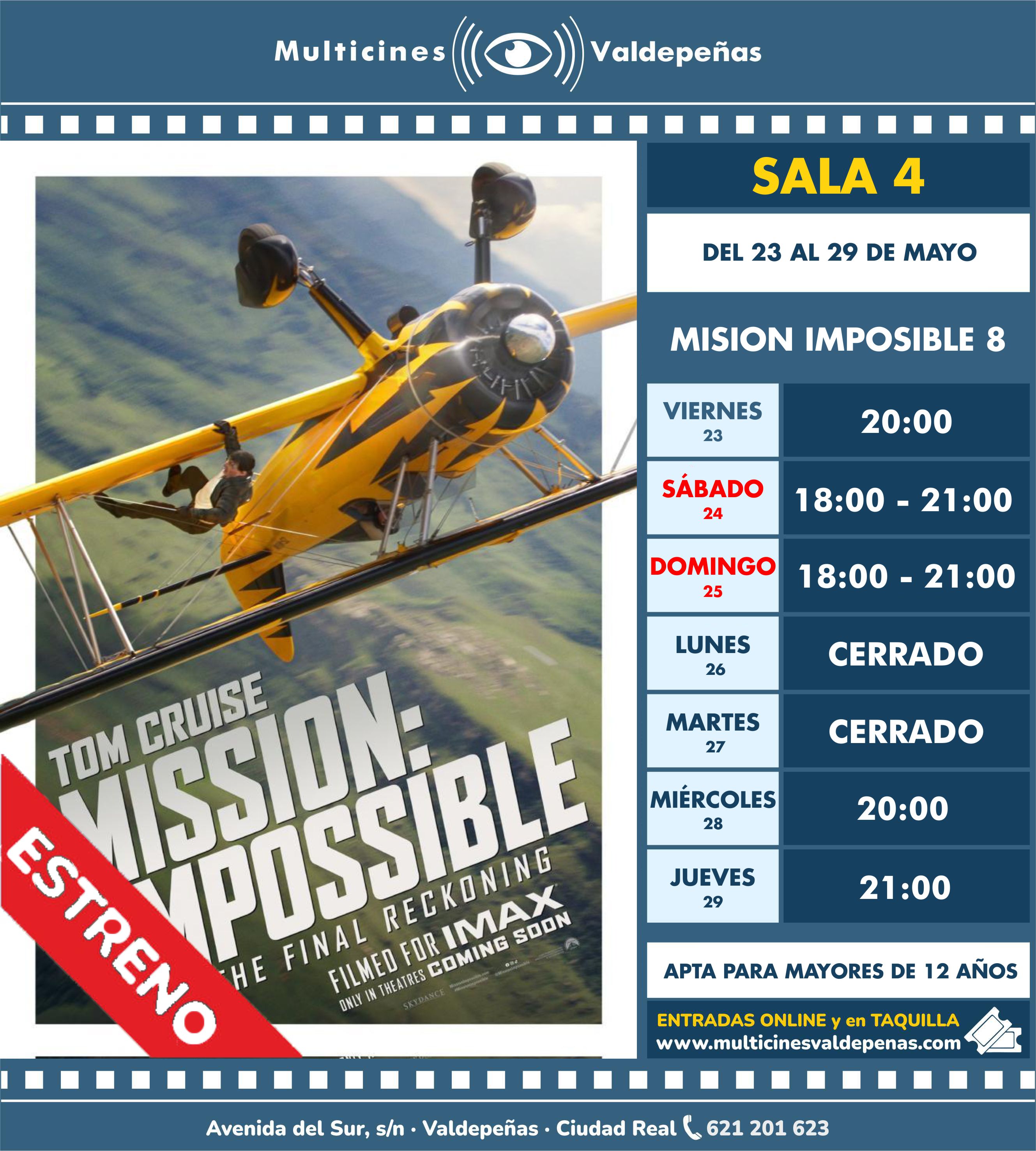 MISIÓN IMPOSIBLE , SENTENCIA FINAL